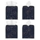 thumbnail image 2 of Balery Copper-Gold Gloss Outline Navy Dark Blue Porta Pañuelos de Cuero con Estampado – Funda Moderna Cuadrada para Caja de Pañuelos, Dispensador 5x5x5'', 2 of 7