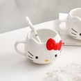 thumbnail image 4 of Sanrio Anime Hello Kitty Ceramic Mug Milk Coffee Cup Kawaii Home Cute Cartoon Shape Embossed Mug Couple Water Cup Girls Gifts, 4 of 21