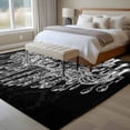 thumbnail image 4 of Large Area Rugs for Living Room Bedroom, Crystal Chandelier 6'x9' Rug Washable Carpet Runner Indoor Outdoor, Candle Abstract Luxury Modern Non Slip Floor Mats Rug for Kitchen, Playroom, 4 of 8