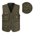 thumbnail image 3 of Chaleco de Carga Jadeshay de Algodón para Hombre con Múltiples Bolsillos Estilo A, 3 of 8