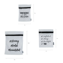 Woolite Printed Mesh Laundry Wash Bags, 3 Pack, 8" x 10", 9" x 13", 11" x 15"