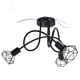 thumbnail image 1 of Lámpara De Techo, Lámpara De Araña De Hierro Hueco, Soporte Para Lámpara Colgante De 3 Cabezales, Fácil De Instalar Para Dormitorio, Oficina, Comedor, 1 of 7