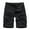 Black, variant on TopLLC Mens Shorts, Men pants Half Shorts Pants Men Casual Solid Zipper Button Multiple Pockets Cropped Cargo Shorts