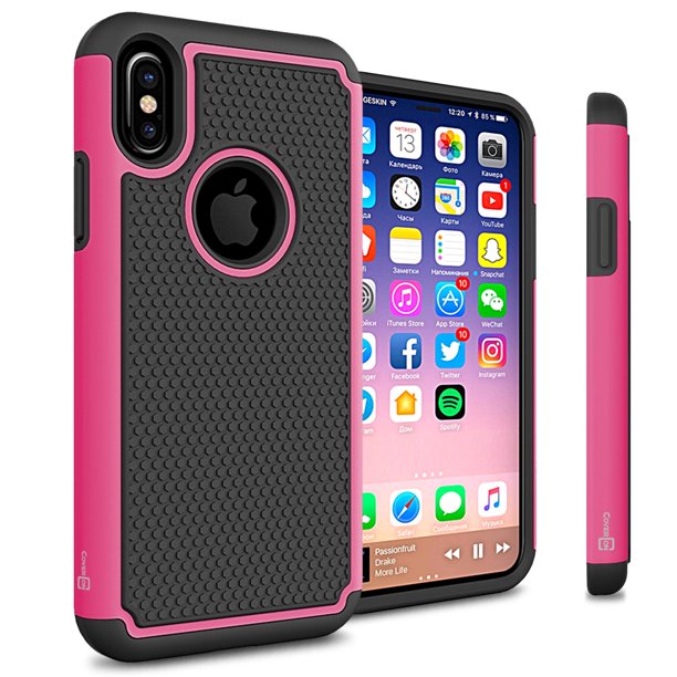 CoverON Apple iPhone XS / iPhone X Case, HexaGuard Series Hard Phone