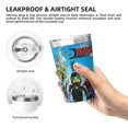 thumbnail image 5 of Ninjago Thermos Cup Portable Insulated Water Bottles 12OZ Conical Thermos With Straw Unisex Stainless Steel Coffee Mug, 5 of 6