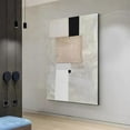 thumbnail image 4 of Handmade Beige Abstract Painting Brown Painting Wabi-sabi Wall Art Earth Tones Painting Geometric Wall Art Large Wall Decoration, 4 of 9