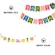 thumbnail image 4 of 2 sets Banners de cumpleaños hawaiano Decoración de la fiesta de cumpleaños Banners colgantes, 4 of 5