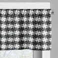 thumbnail image 3 of Ambesonne Black and Grey Valance Pack of 2, Pinwheel Circles, 54"X18", Black Grey White, 3 of 5