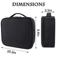 thumbnail image 3 of Bolsa de maquillaje gzcz Travel Makeup Train, color negro, 26,4 cm, 3 of 7