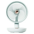 thumbnail image 2 of Ventilador eléctrico de escritorio Billuyoard enfriador de aire portátil bajo ruido verde, 2 of 6