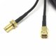 thumbnail image 3 of RP SMA Macho a RP SMA Conector hembra Cable de mamparo RG316 174 178 Coaxial, 3 of 5