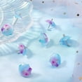 thumbnail image 4 of Acrylic Pendants with Golden Plated Brass Loops and ABS Plastic Imitation Pearl Umbrella Cornflower Blue 20~21x20x20mm Hole: 1.6mm 24pcs/box, 4 of 9