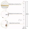 thumbnail image 5 of Kids Measuring Height Ruler Minimalist Solid Baby Wood Hanging Growth Chart Canvas Wall Decor for Kids Bedroom Nursery Decor  76.7''x7.9'', 5 of 5