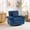 Blue, variant on Wansaly Swivel Accent Chair, 23.6" Wide Chenille Armchair with Pillow, Red