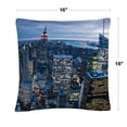 thumbnail image 2 of Yakov Agani 'New York City, Ny' 16 X 16 Decorative Throw Pillow, 2 of 4