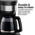 thumbnail image 2 of 12 Cup Programmable Coffee Maker - Black - Drip Coffee Machine, Nonstick Hot Plate, Brew Pause, 2 of 9