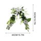 thumbnail image 3 of Corona de Flores de Rosas Blancas Ganfancp para Decoración de Bodas, 3 of 5