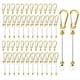 thumbnail image 1 of 50 Piezas de Barras para Llaveros con Cuentas, Kit para Hacer Llaveros con Cuentas, Accesorios para Llaveros, Dijes de Cuentas, de Metal en para Bricolaje, 1 of 5