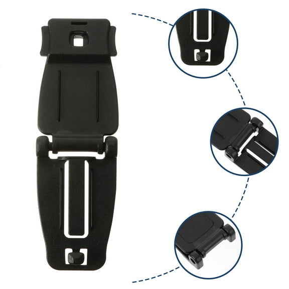 GOOHOCHY 10 PCS Backpack Accessories Strap Detachable Black