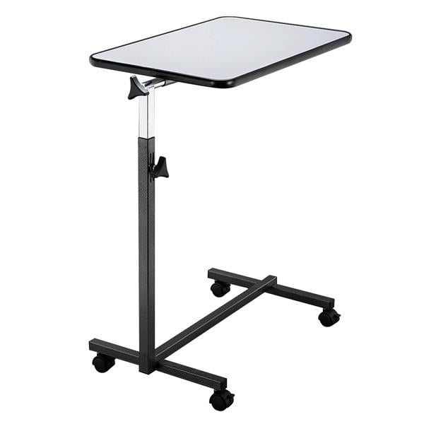 Bed Tray Overbed Table with Wheels Rolling Tray Table for Bed or