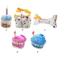 thumbnail image 2 of Juguete Interactivo Naiovety para Perro Pastel de Peluche Rosa 5 Pulgadas, 2 of 6