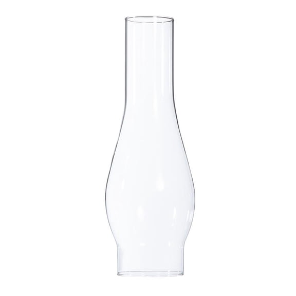 B&P Lamp® 2 5/8 Inch by 10 Inch Clear Glass Lamp Chimney for Rayo & Central Draft Burners on Vintage and Antique Style Globes