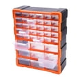 thumbnail image 4 of Contenedor de almacenamiento,Estuche de almacenamiento con tapas Organizador apilable,Herramienta de rejilla extraíble con divisor ajustable para manualidades,Compartimento Organizador, 4 of 8