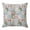 Green Pink Yellow, variant on Pillow Covers 16x16 Inch, Green Blue Pink Botanical Linen Pillowcase with Invisible Zipper, Spring Floral Vintage Decorative Throw Pillow Covers Cushion Case for Couch Sofa Bed Living Room