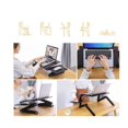 thumbnail image 4 of Mesa Soporte para Laptop Reclinable y Ergonómica 2 Ventiladores y Soporte para Mouse, 4 of 10