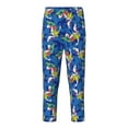 thumbnail image 2 of Disketp Sharks Skateboarding With Palm for Teenagers' Pajama Pants ,Lounge Pants Teen joggers Ideal for Home, School, or Sports-Medium, 2 of 6
