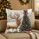thumbnail image 1 of Fundas de Almohada Navideñas de 45 X 45 Cm, Decorativas, con Tela Suave y Cremallera Oculta para Decoración Del Hogar., 1 of 6