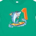 thumbnail image 4 of Inktastic First Birthday Surfing Shark with Hot Dog and Ice Cream Boys or Girls Baby T-Shirt, 4 of 5