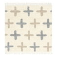 thumbnail image 3 of Unique Loom Hygge Shag Collection Area Rug - Positive (8' Square Ivory/Beige), 3 of 6