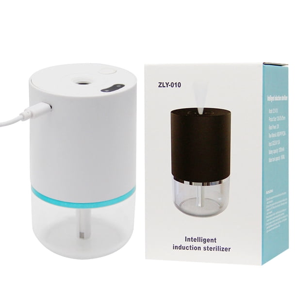 Bewildely Dispensador Automático de Alcohol - Dispensador 160ml Juegos de accesorios de baño Blanco recargable Bewildely HA006561-03