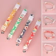 thumbnail image 2 of Mini Bells Design Pet Collar Adjustable, Flower Pattern, Quick Release - Easy-wearing, Decorative - Cotton Colorful Floral Fruit Print - Pet Cat Collar Decor - Pet Supplies, 2 of 8