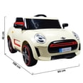 thumbnail image 3 of Montable Electrico para Niños The Baby Shop Cooper con Control Remoto Luz Led 12v Beige, 3 of 6