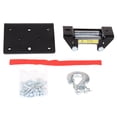 thumbnail image 4 of Electric Winch,12V 4500 lbs Winches for Towing Boat Off Road with Aluminum Fairlead+10 feet Steel Cable+Wireless Remote Control+Switch Assembly+Negative/Positive Wire+Control Box, 4 of 5