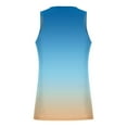 thumbnail image 3 of Xysaqa Men's Gym Workout Sports Tank Tops, Fashion Gradient Sleeveless Tee Summer Casual Big & Tall Shirts for Men S-4XL, 3 of 4