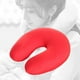thumbnail image 3 of Almohada suave Almohada de espuma viscoelástica Almohada para el cuello Reposacabezas Cojín de soporte para el cuello Ligero para asiento de rojo Macarena Almohada de viaje, 3 of 8