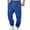 Blue, variant on sususu Sweatpants Mens,Men's Casual Straight Leg Athletic Trousers with Side Zipper Pockets Comfortable Daily Wear Fashionable Bottoms,Blue,XXL
