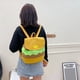 thumbnail image 5 of Sywqhk Cute Hamburger Backpack Kids Girl Canvas Fun Burger School Bookbag (L) Sywqhk Para estrenar, 5 of 9