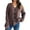 DT--Brown, variant on DailyTrove Women's Knit Cardigan, Long Sleeve, Casual Lounge & Brunch Wear, Soft Cotton Blend, Relaxed Fit, Plus Size Friendly