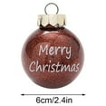 thumbnail image 3 of EIMELI Christmas Ball Ornaments for Christmas Tree 2.36 Inch Christmas Tree Ornaments Decorations with Hanging Rope Multi-Color Decoration for Holiday, 3 of 10