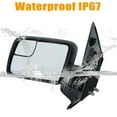 thumbnail image 2 of MZORANGE Driver Side Mirror For 2011-2013 Ford Transit, Connect Textured Black Rear View Mirror Manual Folding, Left Side Door Mirror BT1Z17682A, BT1Z17683A, 2 of 11