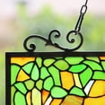 thumbnail image 3 of CHLOE Lighting AUTUMN Tiffany-Style Stained Glass Verical Hanging Window Panel 33" Tall, 3 of 5