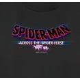 thumbnail image 2 of Women's Spider-Man: Across the Spider-Verse Movie Logo  Graphic Tee Black 2X Large, 2 of 4