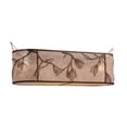 thumbnail image 2 of Meyda Tiffany 114147 44" L Whispering Pines Oblong Inverted Replacement Shade - Orange, 2 of 5