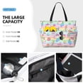 thumbnail image 3 of KdxioCute Unicorn for Beach Bag for Women Large Beach Tote Bag Waterproof Sandproof Swim Bag with Zipper Pockets Beach Vacation Travel, 3 of 7
