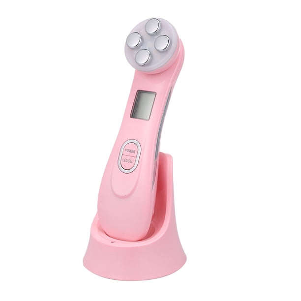 Dispositivo de cuidado de la piel con fotones LED, máquina de belleza facial Abanopi Rosa