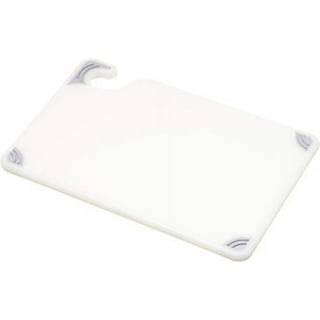San Jamar CBM1016 Saf-T-Grip Board-Mate 16 x 10 White Cutting Board Mat